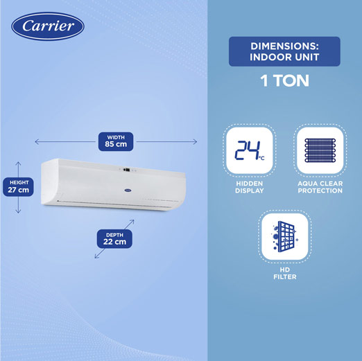 dura white carrier ac