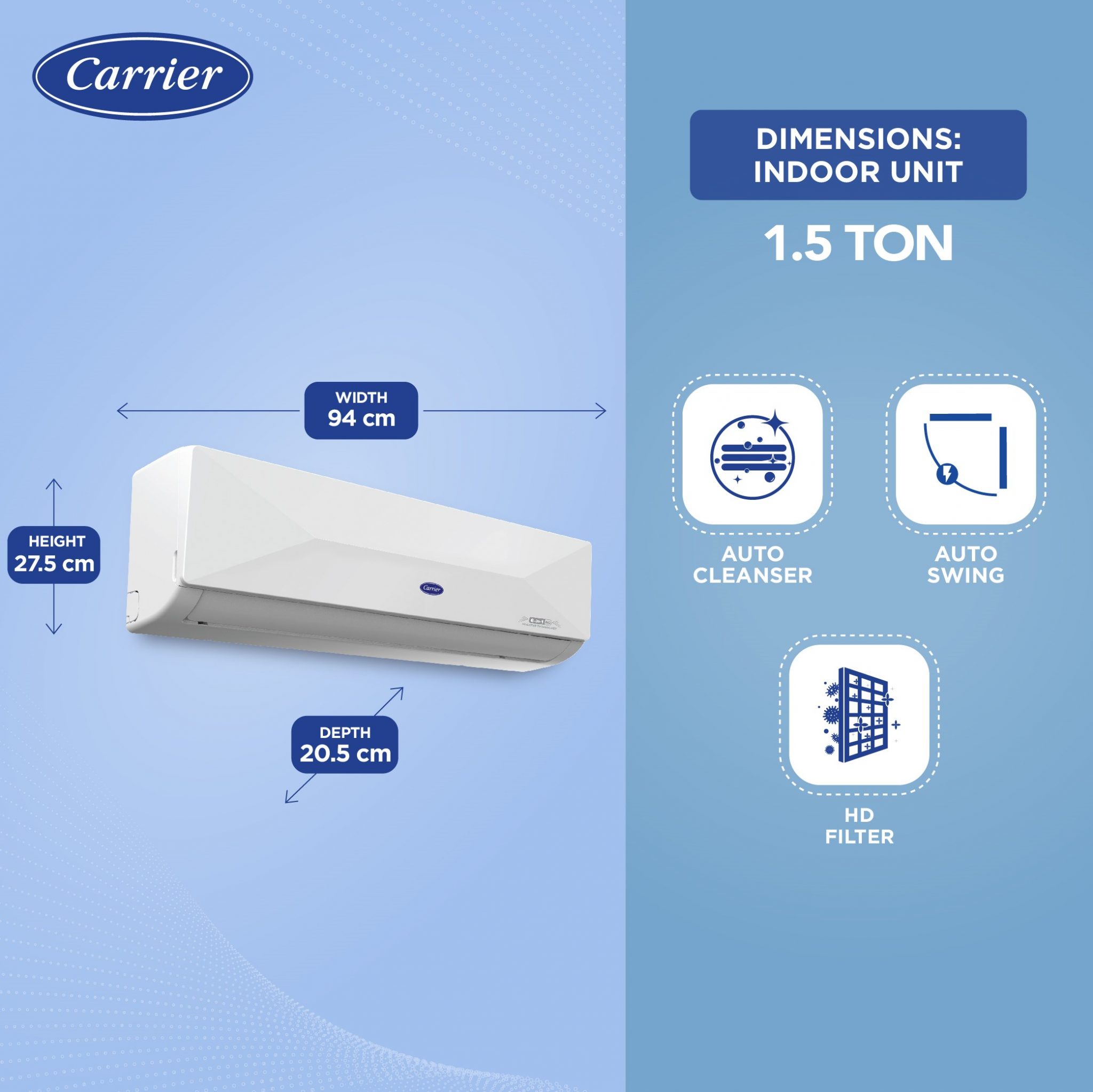 xcel-lumo-exi-5-star-inverter-carrier-midea-india